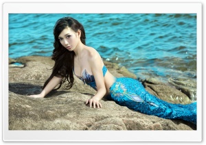 Leah Dizon Mermaid Ultra HD Wallpaper for 4K UHD Widescreen desktop, tablet & smartphone