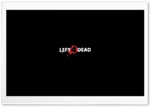 Left 4 Dead Logo Black Ultra HD Wallpaper for 4K UHD Widescreen desktop, tablet & smartphone