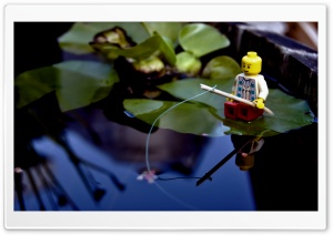 Lego Fishing Ultra HD Wallpaper for 4K UHD Widescreen desktop, tablet & smartphone