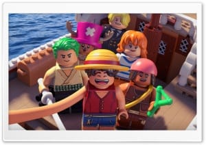 LEGO ONE PIECE Netflix Series 4K UHD Wallpaper for Widescreen and UltraWide Desktop, UltraHD TV, Smartphone, Tablet