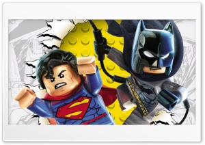 Lego Superman and Batman Ultra HD Wallpaper for 4K UHD Widescreen desktop, tablet & smartphone