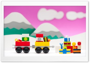 LEGO Train, Christmas Ultra HD Wallpaper for 4K UHD Widescreen desktop, tablet & smartphone