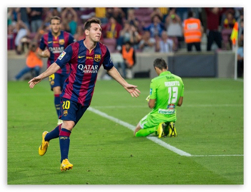 Leo Messi UltraHD Wallpaper for Fullscreen 4:3 ;