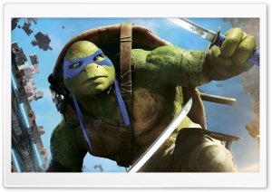Leonardo TMNT Out Of The Shadows Ultra HD Wallpaper for 4K UHD Widescreen desktop, tablet & smartphone