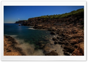 Leuchtturm Far del Moscater auf Ibiza Ultra HD Wallpaper for 4K UHD Widescreen desktop, tablet & smartphone