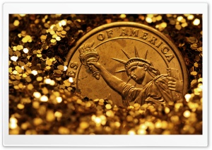 Liberty Buried In Gold Ultra HD Wallpaper for 4K UHD Widescreen desktop, tablet & smartphone
