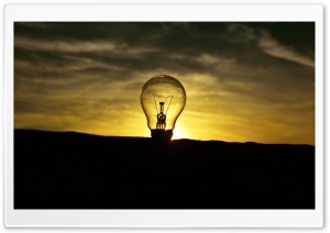 Light Bulb Ultra HD Wallpaper for 4K UHD Widescreen desktop, tablet & smartphone