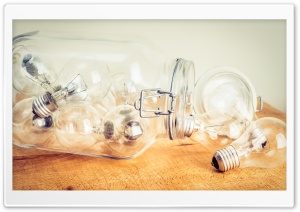 Light Bulbs in a Jar Ultra HD Wallpaper for 4K UHD Widescreen desktop, tablet & smartphone