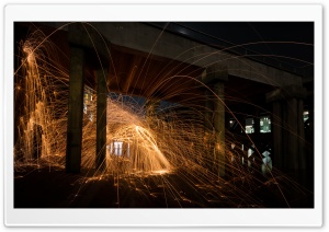 Light Painting Night Photography Ultra HD Wallpaper for 4K UHD Widescreen desktop, tablet & smartphone