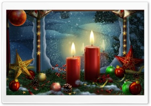 Lighted Candles Ultra HD Wallpaper for 4K UHD Widescreen desktop, tablet & smartphone