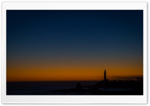 Lighthouse At Night Ultra HD Wallpaper for 4K UHD Widescreen desktop, tablet & smartphone