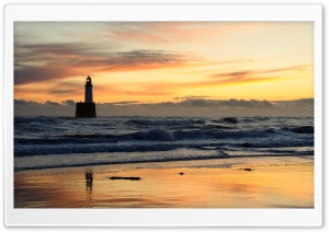 Lighthouse, Evening Ultra HD Wallpaper for 4K UHD Widescreen desktop, tablet & smartphone