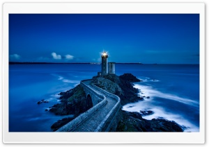 Lighthouse In The Night Ultra HD Wallpaper for 4K UHD Widescreen desktop, tablet & smartphone