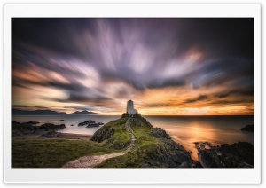 Lighthouse Ynys Llanddwyn Ultra HD Wallpaper for 4K UHD Widescreen desktop, tablet & smartphone