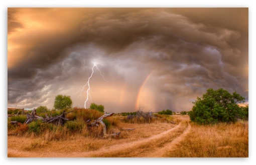 Lightning Rainbow Clouds UltraHD Wallpaper for HD 16:9 ; Widescreen 16:10 5:3 ; Fullscreen 4:3 5:4 3:2 ; Tablet 1:1 ; Mobile 3:5 3:4 ; Dual 4:3 5:4 ;