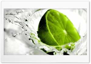 Lime in the water Ultra HD Wallpaper for 4K UHD Widescreen desktop, tablet & smartphone