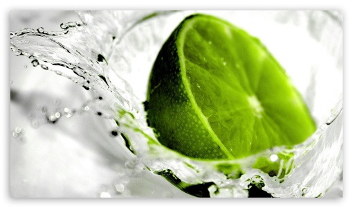 Lime in the water UltraHD Wallpaper for HD 16:9 ;