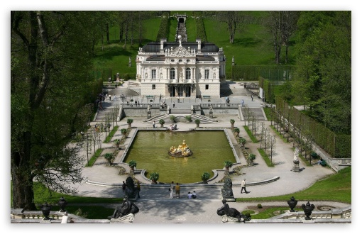 Linderhof Castle, Germany UltraHD Wallpaper for HD 16:9 ; Widescreen 16:10 5:3 ;