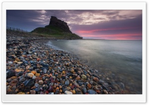 Lindisfarne Castle Ultra HD Wallpaper for 4K UHD Widescreen desktop, tablet & smartphone