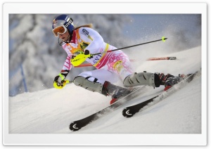 Lindsey Vonn Ski Racer Ultra HD Wallpaper for 4K UHD Widescreen desktop, tablet & smartphone