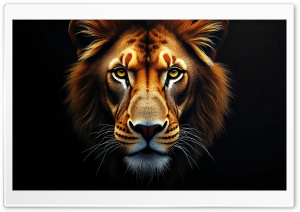 Lion Eyes 4K UHD Wallpaper for Widescreen and UltraWide Desktop, UltraHD TV, Smartphone, Tablet