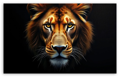 Lion Eyes UltraHD Wallpaper for Widescreen 16:10 ;