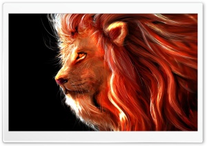 Lion Painting Ultra HD Wallpaper for 4K UHD Widescreen desktop, tablet & smartphone
