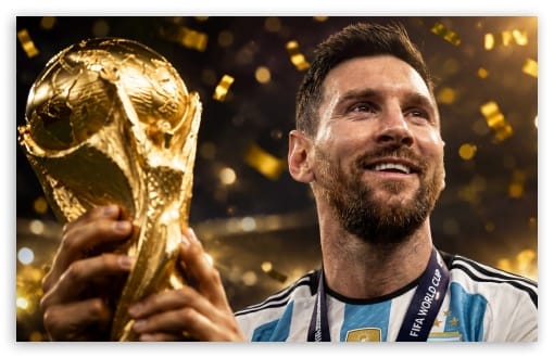 Lionel Messi 2026 World Cup UltraHD Wallpaper for UHD 16:9 ; HD 16:9 ; UltraWide 21:9 24:10 ; Widescreen 16:10 ; Mobile 9:16 9:19.5 9:20 9:21 9:22 ;