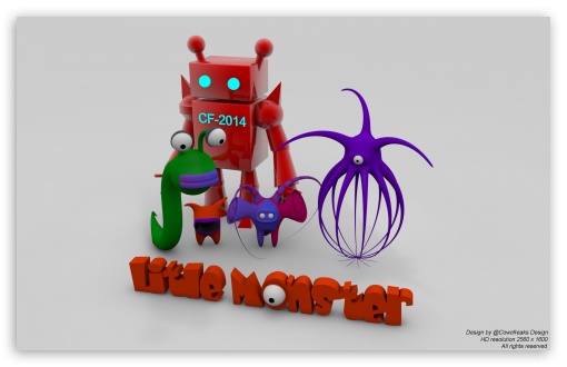 Litle monsters UltraHD Wallpaper for Widescreen 16:10 ;