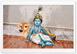 Little krishna Ultra HD Wallpaper for 4K UHD Widescreen desktop, tablet & smartphone