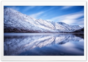 Loch Achtriochtan, Winter Ultra HD Wallpaper for 4K UHD Widescreen desktop, tablet & smartphone