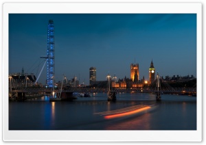 London Eye And Big Ben Ultra HD Wallpaper for 4K UHD Widescreen desktop, tablet & smartphone