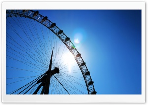 London Eye Lense flare Ultra HD Wallpaper for 4K UHD Widescreen desktop, tablet & smartphone