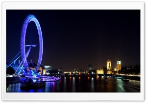 London Eye, London UK Ultra HD Wallpaper for 4K UHD Widescreen desktop, tablet & smartphone