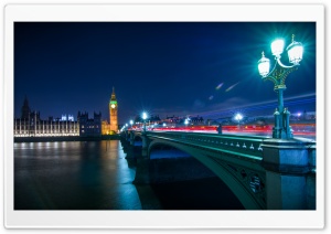 London Night Photography Ultra HD Wallpaper for 4K UHD Widescreen desktop, tablet & smartphone