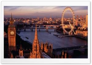 London Panorama Ultra HD Wallpaper for 4K UHD Widescreen desktop, tablet & smartphone
