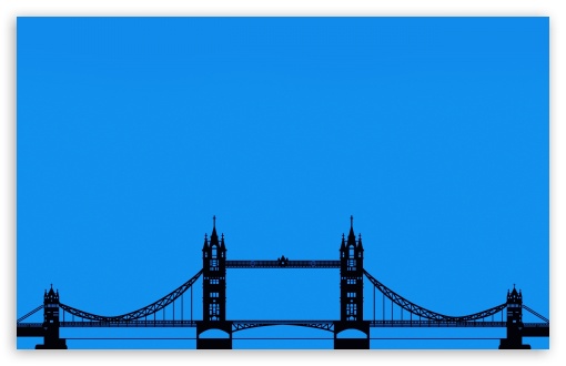 London Tower Bridge Silhouette UltraHD Wallpaper for Wide 16:10 Widescreen WHXGA WQXGA WUXGA WXGA ; Standard 4:3 Fullscreen UXGA XGA SVGA ; iPad 1/2/Mini ; Mobile 4:3 - UXGA XGA SVGA ;