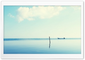 Lone Boat Ultra HD Wallpaper for 4K UHD Widescreen desktop, tablet & smartphone