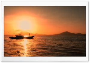 Lonely Boat Ultra HD Wallpaper for 4K UHD Widescreen desktop, tablet & smartphone