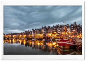 Long Exposure Landscape in Honfleur Calvados France 4K UHD Wallpaper for Widescreen and UltraWide Desktop, UltraHD TV, Smartphone, Tablet
