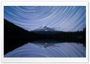 Long Exposure Night Sky Landscape Photography 4K UHD Wallpaper for Widescreen and UltraWide Desktop, UltraHD TV, Smartphone, Tablet