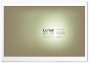 Lorem Ipsum Ultra HD Wallpaper for 4K UHD Widescreen desktop, tablet & smartphone