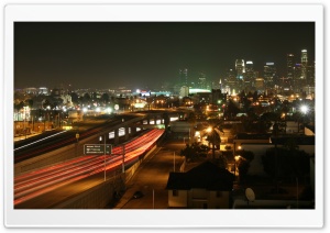 Los Angeles By Night Ultra HD Wallpaper for 4K UHD Widescreen desktop, tablet & smartphone