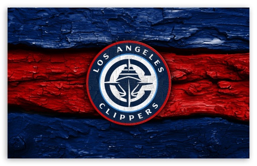 Los Angeles Clippers Wooden Logo UltraHD Wallpaper for Widescreen 16:10 ;