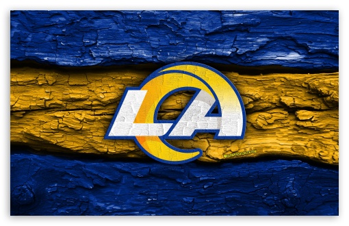 Los Angeles Rams Wooden Logo UltraHD Wallpaper for Widescreen 16:10 ;