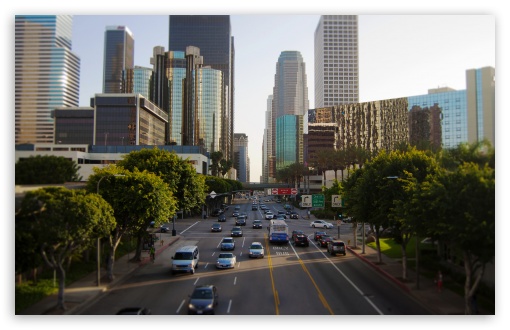 Los Angeles Street UltraHD Wallpaper for HD 16:9 ; Widescreen 16:10 5:3 ;