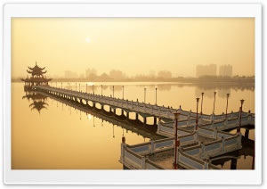 Lotus Pond, Kaohsiung Ultra HD Wallpaper for 4K UHD Widescreen desktop, tablet & smartphone