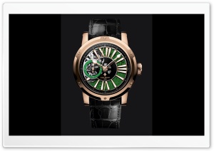 Louis Moinet Watch Metropolis Magic Green Ultra HD Wallpaper for 4K UHD Widescreen desktop, tablet & smartphone