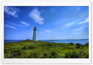 Louisbourg Lighthouse Ultra HD Wallpaper for 4K UHD Widescreen desktop, tablet & smartphone