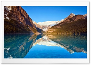 Louise Lake Reflections Ultra HD Wallpaper for 4K UHD Widescreen desktop, tablet & smartphone
